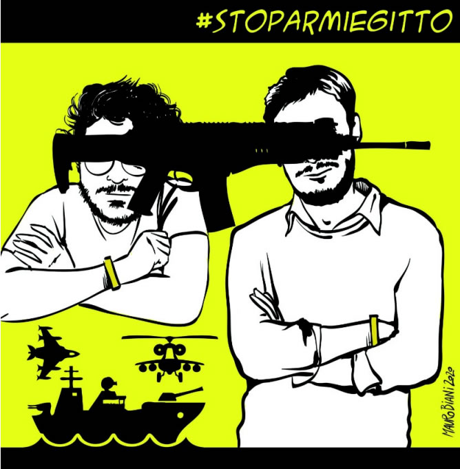 19 dicembre 2020: mobilitiamoci per Giulio e Patrick, e diciamo “Stop armi Egitto”